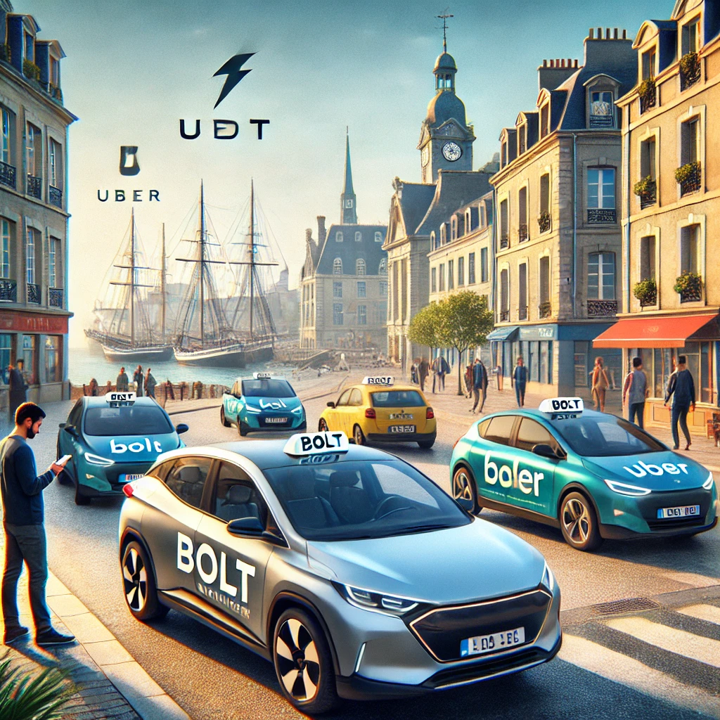 Les VTC débarquent à Lorient avec Bolt et Uber